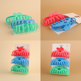 Colorful Hair Clips (3 Pcs)
